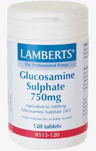 Suplemento de Sulfato de glucosamina de Lamberts